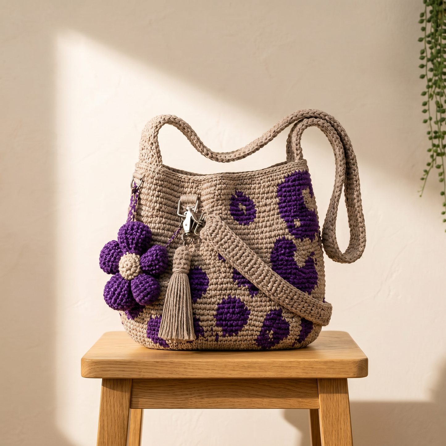 Crochet Flower Bag