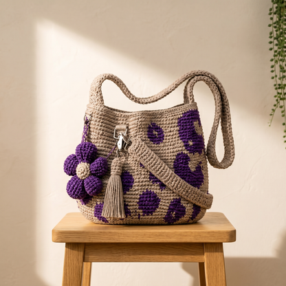 Crochet Flower Bag