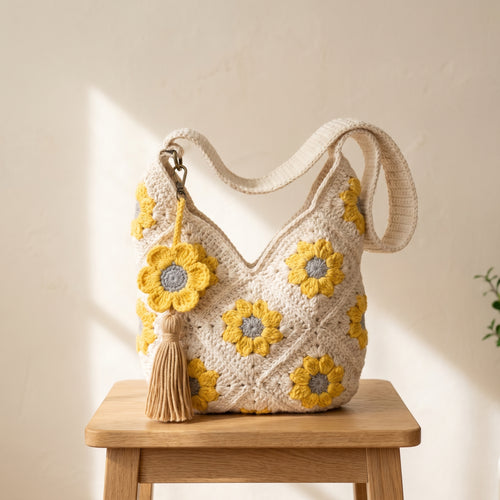 Crochet Flower Bag